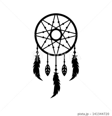 Dream Catcher icon vector design templates 141344720