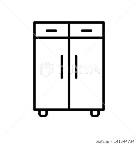 Cupboard icon vector design templates simple and modern Cupboard icon vector design templates simple and modern 141344734