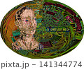 AIイメージのアシスタントのイラスト AIイメージのアシスタントのイラスト 141344774