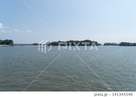 宮城県　遊覧船からの松島の景色 141345540