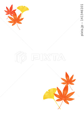 水彩風の紅葉紅葉イラスト 141346101