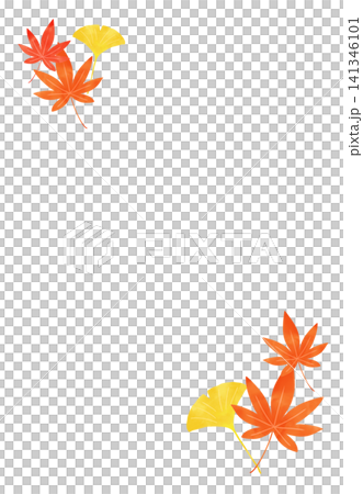 水彩風の紅葉紅葉イラスト 141346101