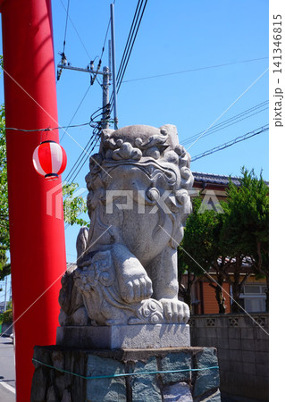 御嶽山　白龍神社　鳥居　狛犬　群馬　伊勢崎 141346815