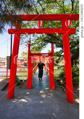 御嶽山 白龍神社 五反田沼 鳥居 橋 群馬 伊勢崎 御嶽山 白龍神社 五反田沼 鳥居 橋 群馬 伊勢崎 141346845