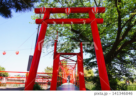 御嶽山 白龍神社 五反田沼 鳥居 橋 群馬 伊勢崎 御嶽山 白龍神社 五反田沼 鳥居 橋 群馬 伊勢崎 141346846