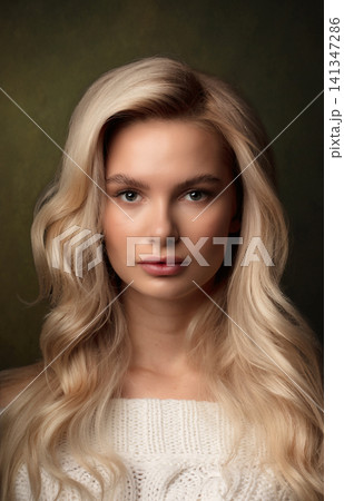 portrait of a beautiful blonde portrait of a beautiful blonde 141347286