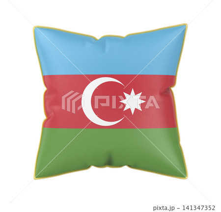 Pillow with the flag of Azerbaijan Pillow with the flag of Azerbaijan 141347352