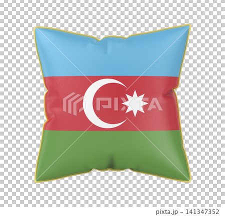 Pillow with the flag of Azerbaijan Pillow with the flag of Azerbaijan 141347352