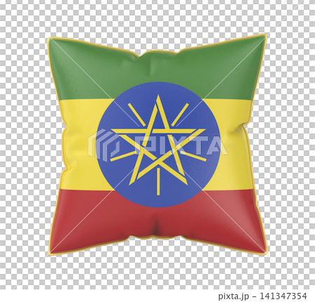 Pillow with the flag of Ethiopia 141347354