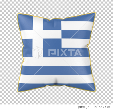 Pillow with the flag of Greece 141347356