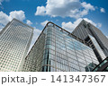 London skyscrapers in Canary Wharf financial district. London, UK, 17 February 2024 141347367