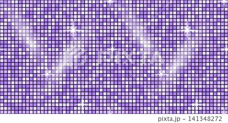 Disco disco ball mirror purple seamless pattern for a glam backdrop with sparkling texture. Pink violet glitter background and sequin unicorn glow through a nightclub bar retro bright pool of. Disco disco ball mirror purple seamless pattern for a glam backdrop with sparkling texture. Pink violet glitter background and sequin unicorn glow through a nightclub bar retro bright pool of. 141348272
