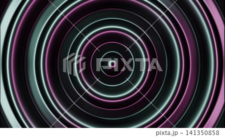 Concentric neon rings pulsing inward with glossy ridges and vivid cyan magenta rim light, creating centered abstract depth and energetic futuristic glow, with abstract, concentric, ring, pulsing Concentric neon rings pulsing inward with glossy ridges and vivid cyan magenta rim light, creating centered abstract depth and energetic futuristic glow, with abstract, concentric, ring, pulsing 141350858