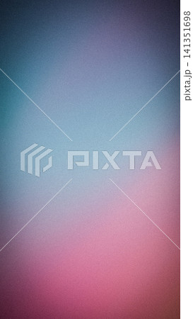 Soft pastel pink and blue grainy gradient background with airy noise texture and blur 141351698