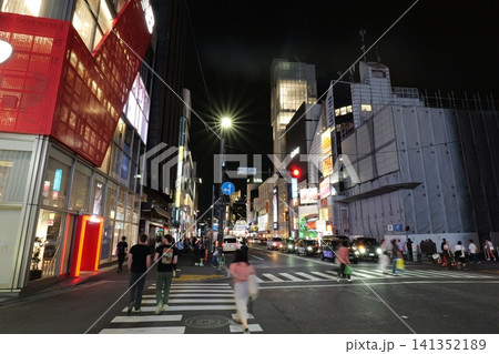 Japan, Tokyo, Shibuya, June 10, 2026 Neon Night in Shibuya. Busy Streets After Dark Japan, Tokyo, Shibuya, June 10, 2026 Neon Night in Shibuya. Busy Streets After Dark 141352189