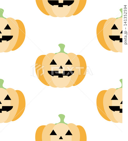 ハロウィンのかぼちゃのシームレスパターン ジャックオーランタン テキスタイル 模様 背景 壁紙 ハロウィンのかぼちゃのシームレスパターン ジャックオーランタン テキスタイル 模様 背景 壁紙 141352594