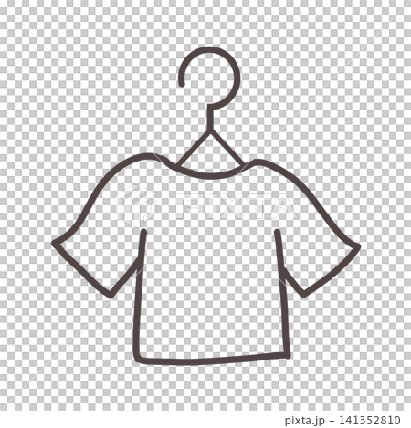 T-shirt on hanger 141352810