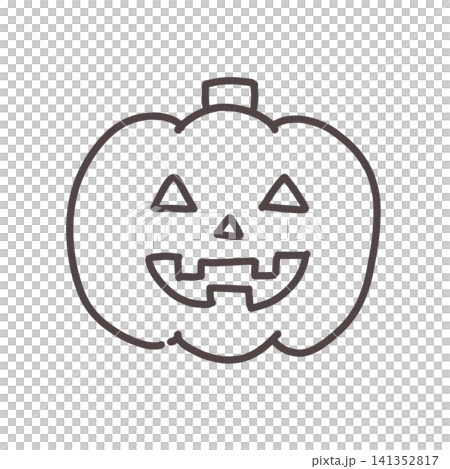 halloween pumpkin line drawing halloween pumpkin line drawing 141352817