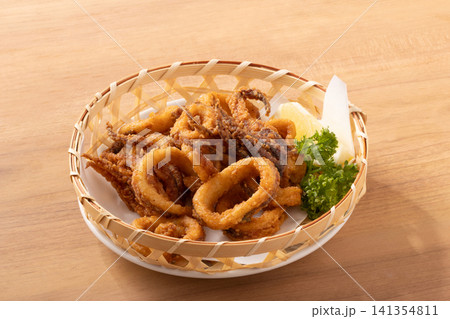 いか唐揚げ いか唐揚げ 141354811