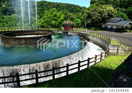 日本最大級の 円筒分水工(徳水園・円筒分水アクアパーク) 日本最大級の 円筒分水工(徳水園・円筒分水アクアパーク) 141354938