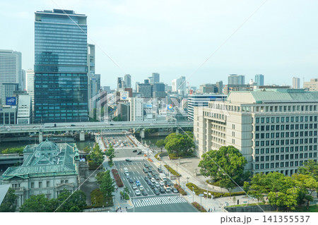大阪・淀屋橋ゲートタワーからの御堂筋・中之島の眺め(2026年7月撮影) 大阪・淀屋橋ゲートタワーからの御堂筋・中之島の眺め(2026年7月撮影) 141355537