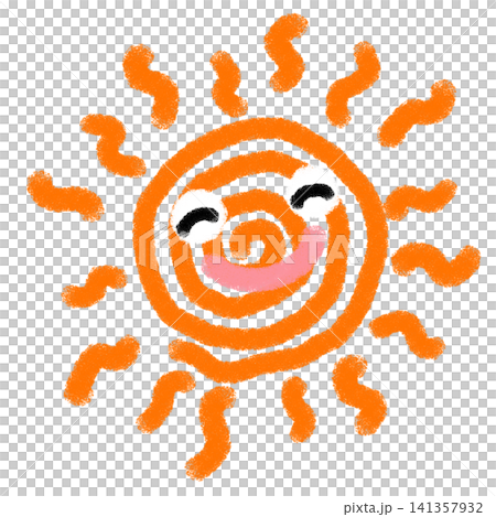 Hand-drawn illustration of the sun (transparent background/PNG/JPEG) Hand-drawn illustration of the sun (transparent background/PNG/JPEG) 141357932