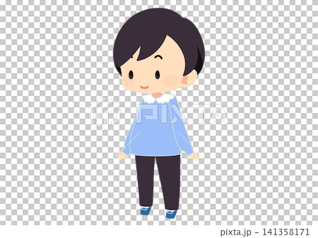 小男孩全身像 小男孩全身像 141358171