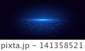 Stunning abstract background featuring a brilliant blue light burst radiating through. 141358521