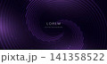 Elegant abstract background featuring a radiant purple light burst with sparkling. 141358522