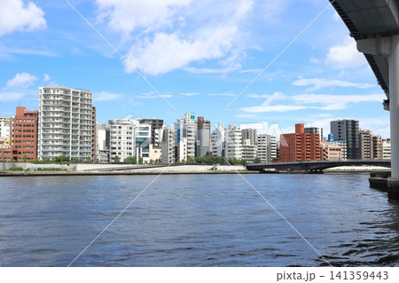 都市風景 隅田川 両国周辺 都市風景 隅田川 両国周辺 141359443