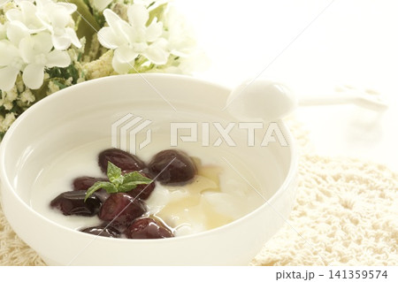 小豆入り豆花 141359574