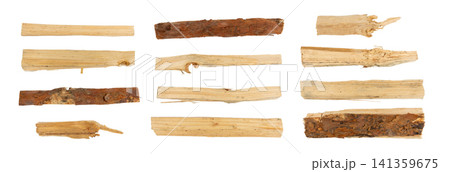 Firewood pile isolated, cut logs stack Firewood pile isolated, cut logs stack 141359675