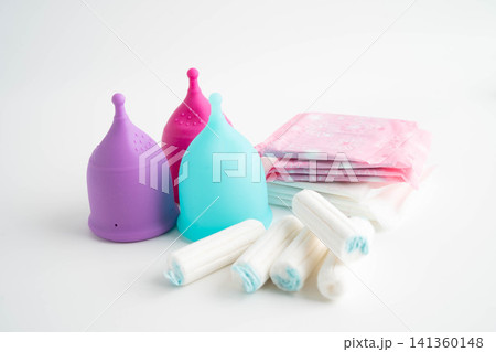 Sanitary hygiene set for women menstrual period cycle protection. Sanitary hygiene set for women menstrual period cycle protection. 141360148