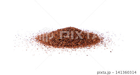 Rooibos tea leaves isolated 141360314