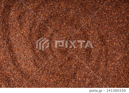 Rooibos tea leaves pattern closeup 141360330