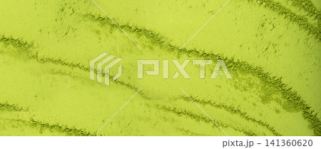 Matcha powder texture background, green tea dust pattern, flour banner, powdered chlorella Matcha powder texture background, green tea dust pattern, flour banner, powdered chlorella 141360620