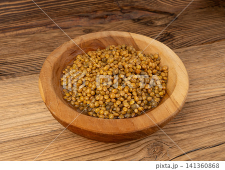 Cooked lentil, boiled green lentils Cooked lentil, boiled green lentils 141360868