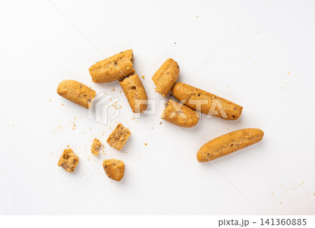Small breadsticks, short grissini or picos Small breadsticks, short grissini or picos 141360885