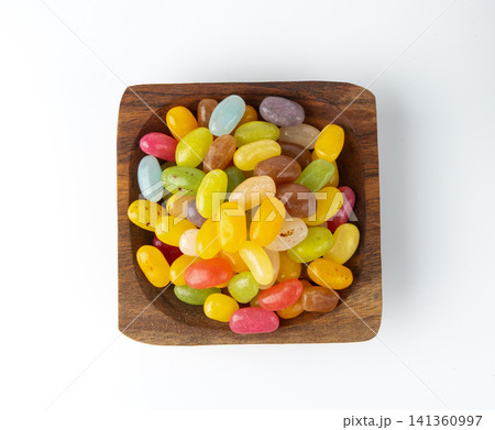 Jelly beans gummy candy pile, colorful marmalade pills Jelly beans gummy candy pile, colorful marmalade pills 141360997