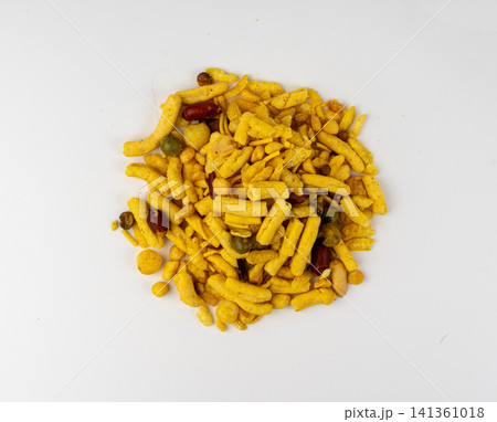 Khatta meetha namkeen textured background Khatta meetha namkeen textured background 141361018