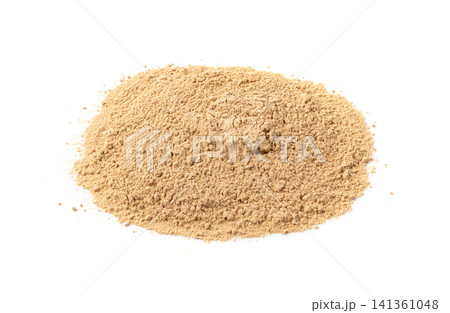 Maca powder isolated, dry Peruvian ginseng powder, ground ayak willku superfood, organic Maca powder isolated, dry Peruvian ginseng powder, ground ayak willku superfood, organic 141361048