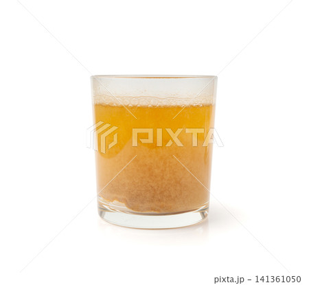 Maca powder drink isolated, dry Peruvian ginseng beverage, powder in water, ground ayak willku tea Maca powder drink isolated, dry Peruvian ginseng beverage, powder in water, ground ayak willku tea 141361050