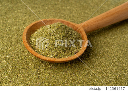Green grass powder, dry ground barley sprouts Green grass powder, dry ground barley sprouts 141361437