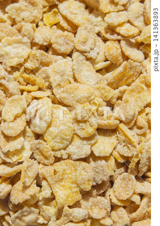 This is a close-up of cereal. This is a close-up of cereal. 141363893