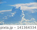 夏空に力強く湧き出る積乱雲   141364334