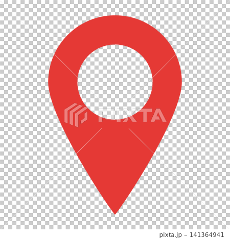 Red map pin icon (location information, map, GPS, navigation) Red map pin icon (location information, map, GPS, navigation) 141364941