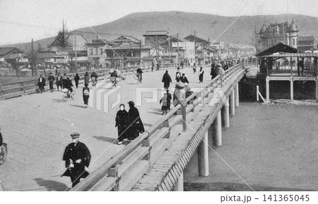 古写真　1918-1933年　京都の三条大橋 141365045