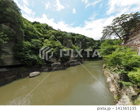7月中旬の塔のへつり(福島県下郷町) 7月中旬の塔のへつり(福島県下郷町) 141365135