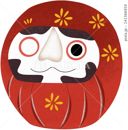 red japanese daruma red japanese daruma 141366959