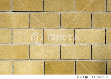 yellow brick wall background yellow brick wall background 141368596